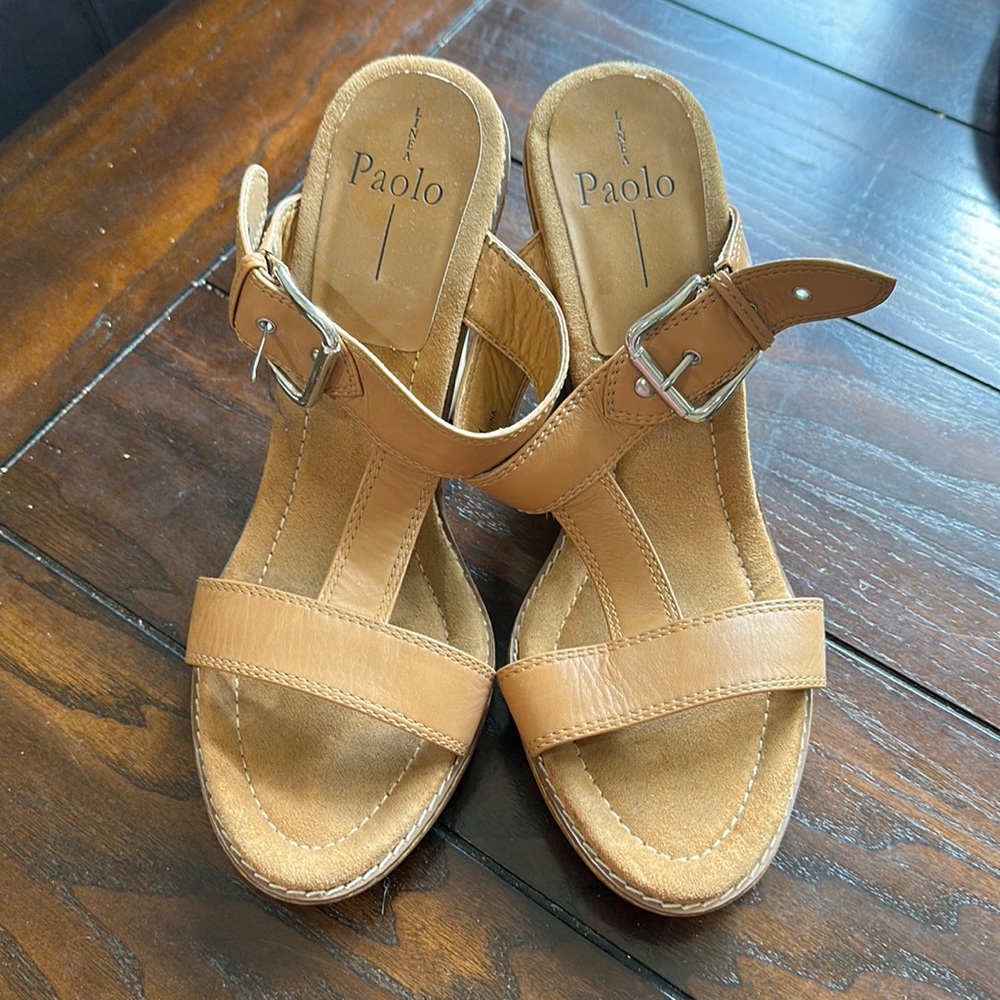 PAOLO heeled sandals - barely worn